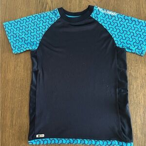 RBX Black and Teal Performance Shirt